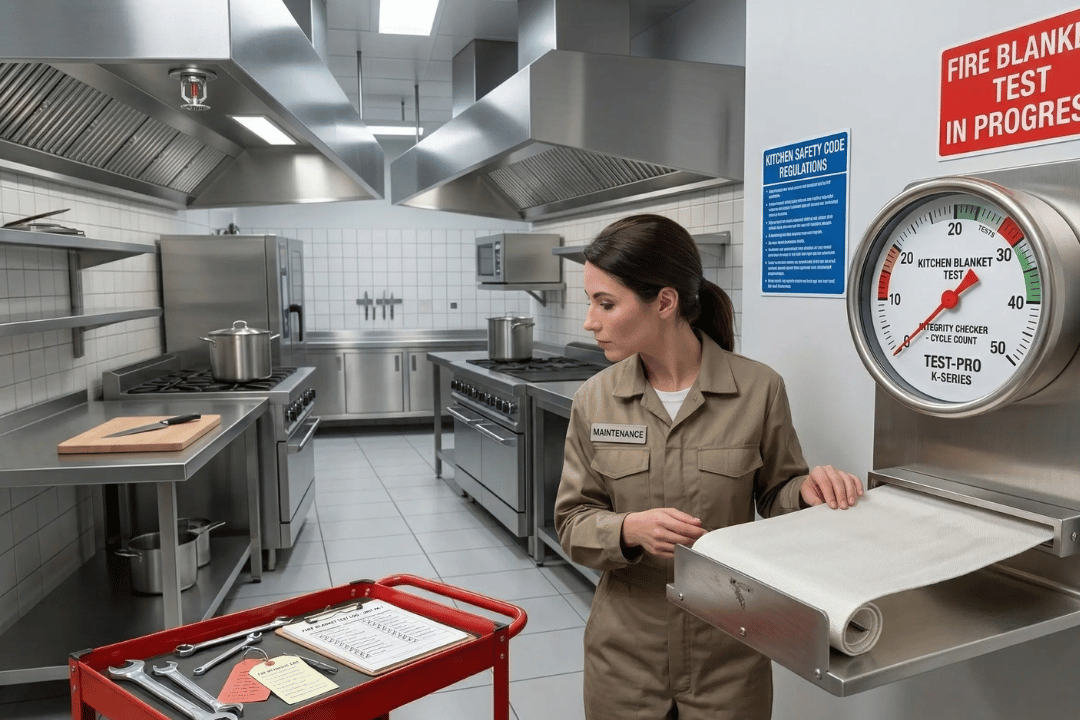 Fire Blanket Testing