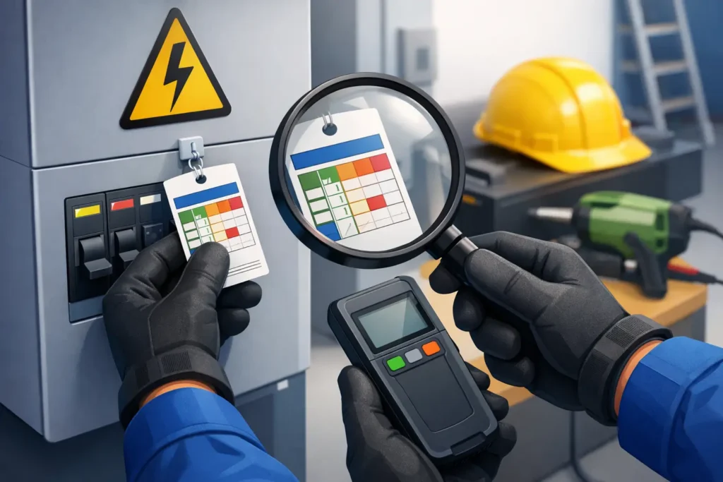 How to Read Test Tags on Workplace Equipment
